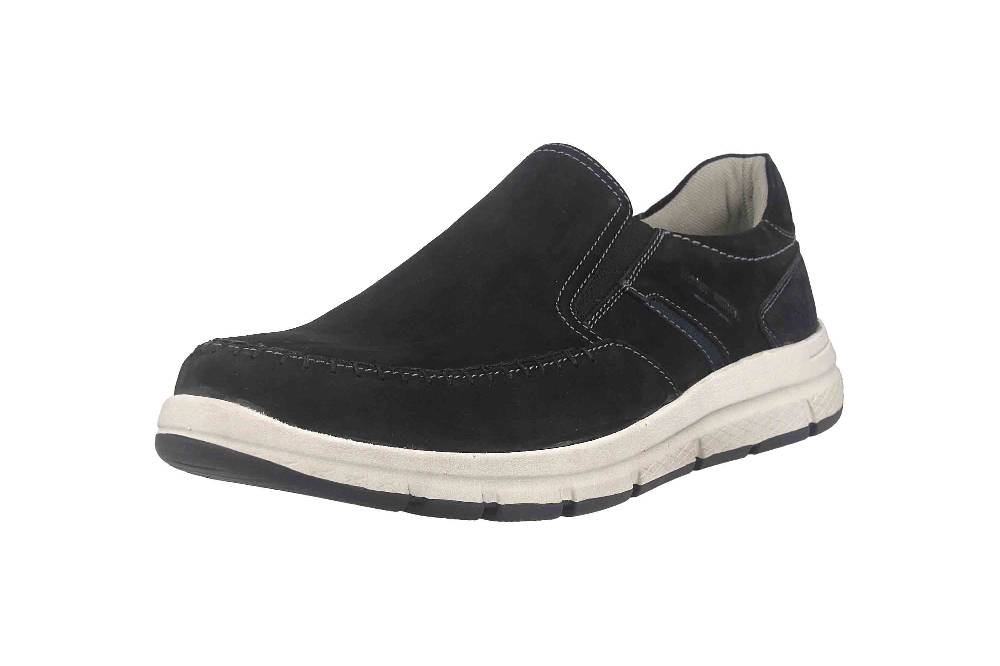 Josef Seibel Giuseppe 05 Halbschuhe In Übergrößen Schwarz 57405-TE21-100 Große Herrenschuhe