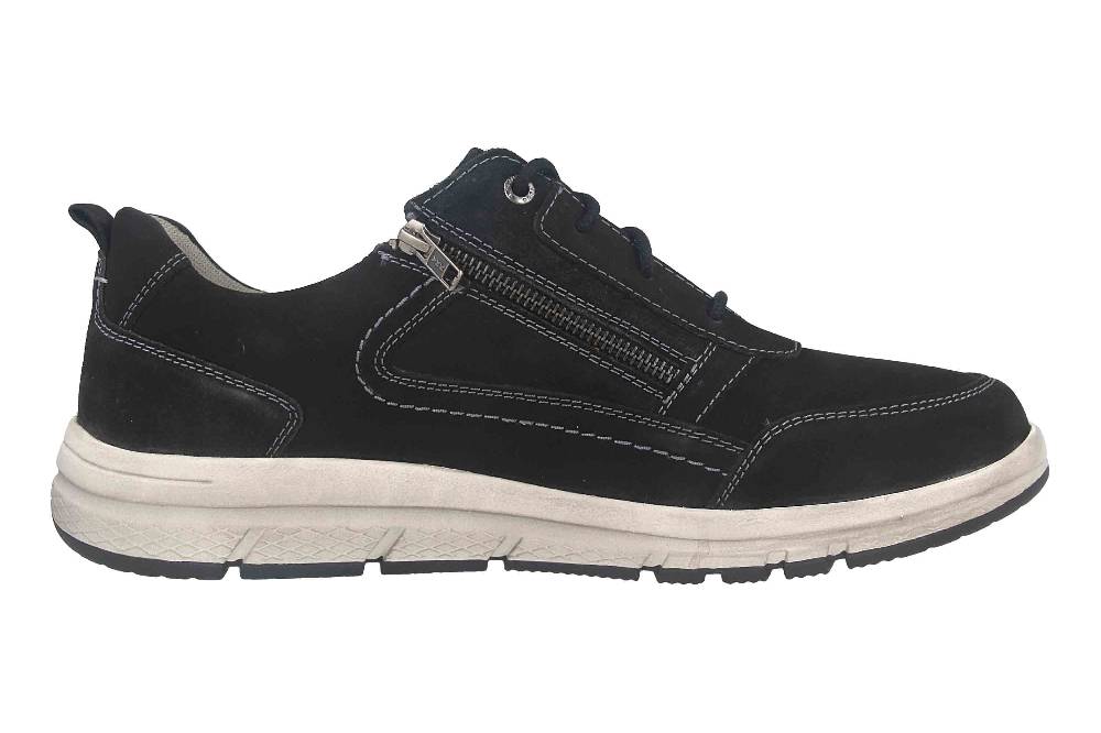 Josef Seibel Giuseppe 06 Halbschuhe In Übergrößen Schwarz 57406-TE21-100 Große Herrenschuhe
