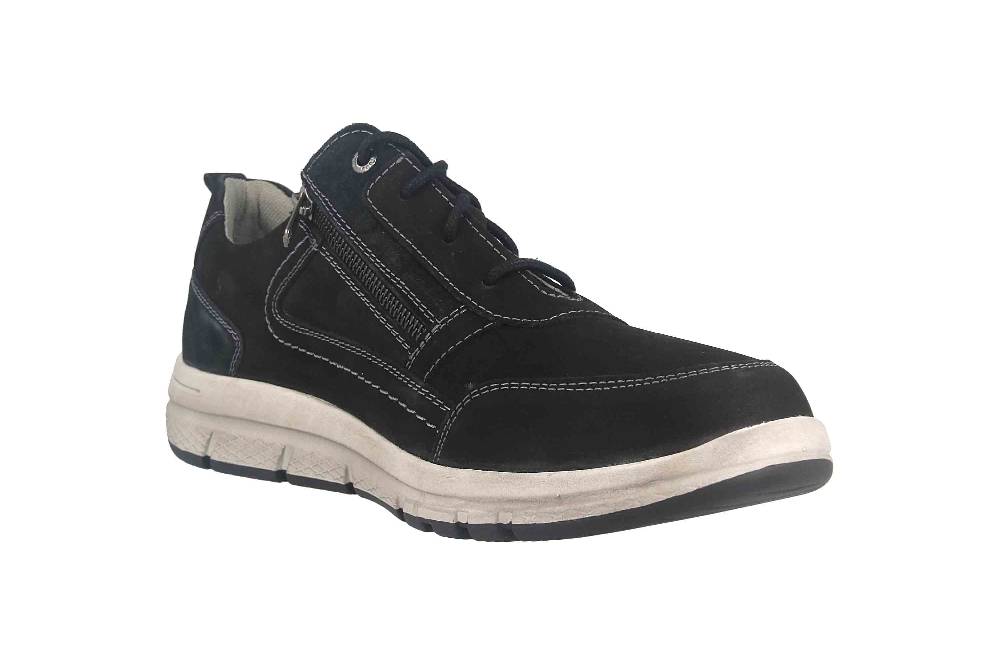 Josef Seibel Giuseppe 06 Halbschuhe In Übergrößen Schwarz 57406-TE21-100 Große Herrenschuhe