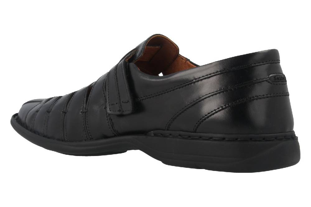 Josef Seibel Halbschuhe In Übergrößen Schwarz 33200 43 600 Große Herrenschuhe