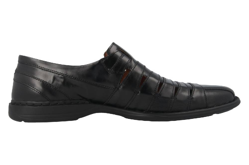 Josef Seibel Halbschuhe In Übergrößen Schwarz 33200 43 600 Große Herrenschuhe