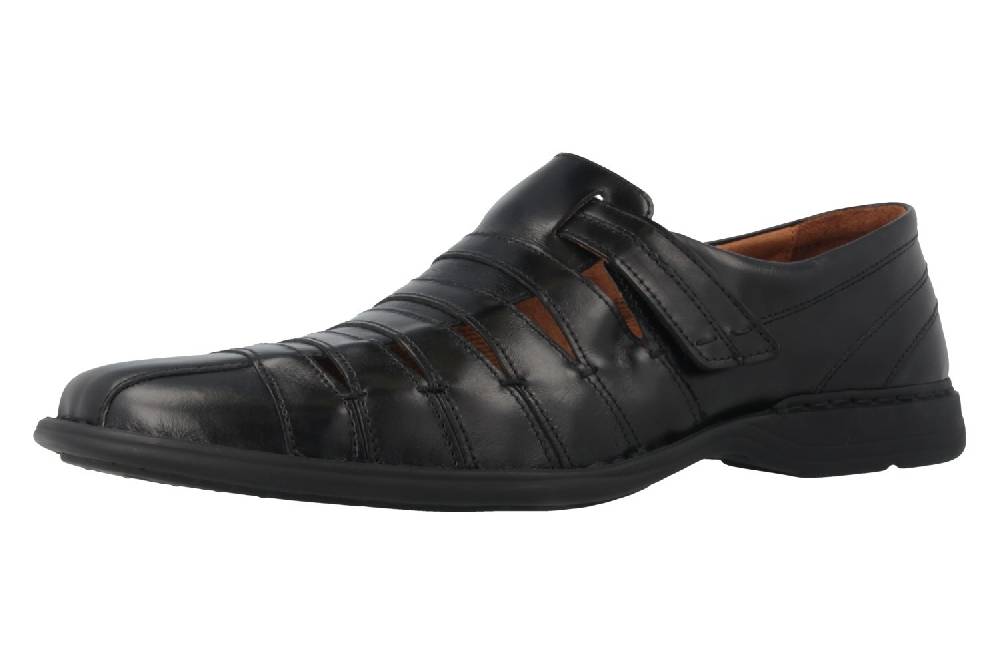 Josef Seibel Halbschuhe in Übergrößen Schwarz 33200 43 600 große Herrenschuhe