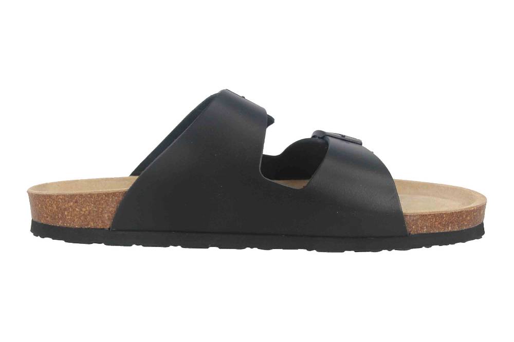 Josef Seibel Hermine 01 Pantoletten In Übergrößen Schwarz 64301-354-100 Große Damenschuhe