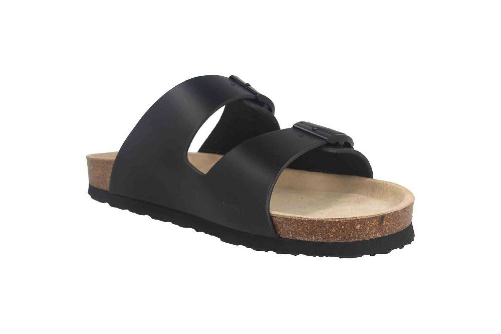 Josef Seibel Hermine 01 Pantoletten In Übergrößen Schwarz 64301-354-100 Große Damenschuhe