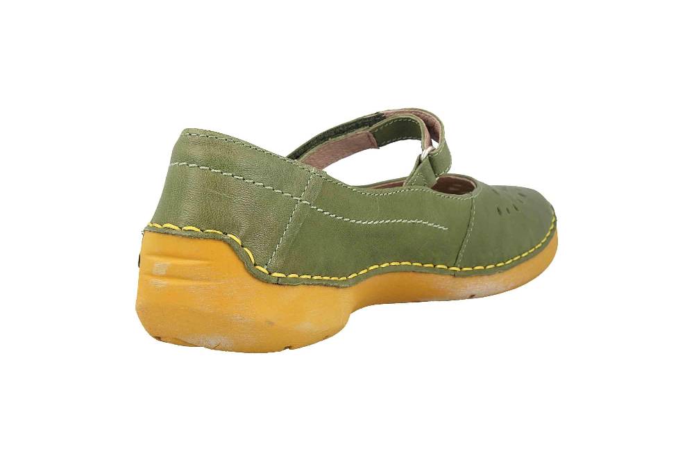Josef Seibel Hermine 01 Pantoletten In Übergrößen Grün 64301-609-611 Große Damenschuhe