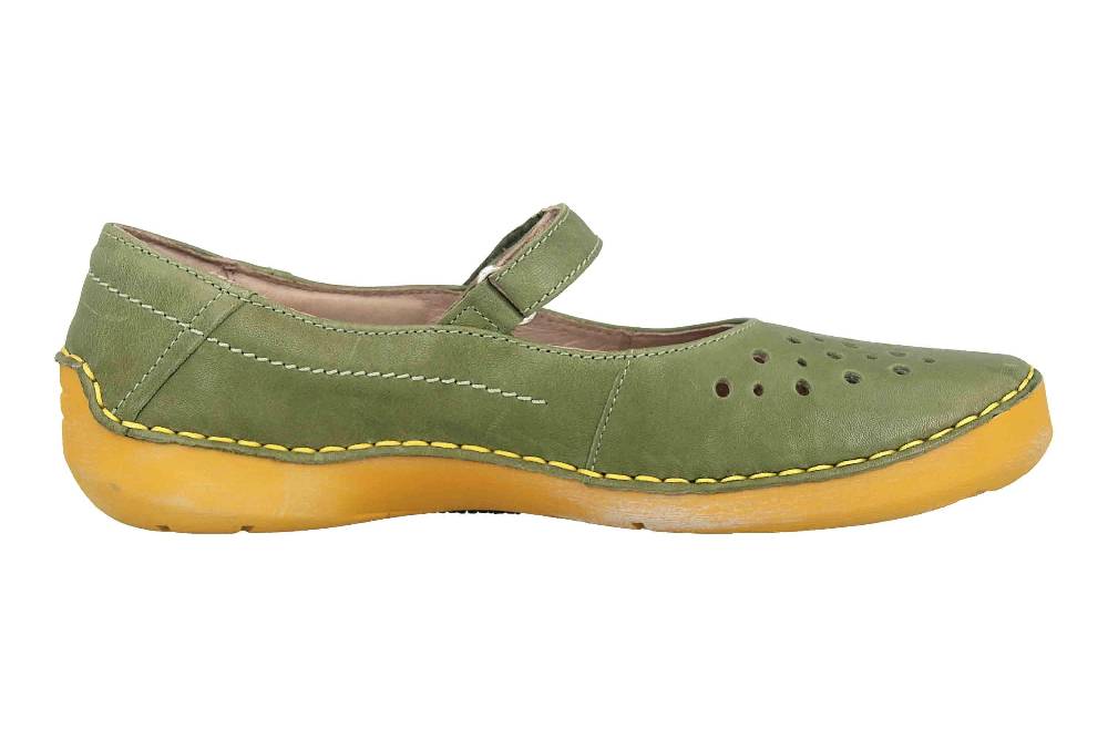 Josef Seibel Hermine 01 Pantoletten In Übergrößen Grün 64301-609-611 Große Damenschuhe