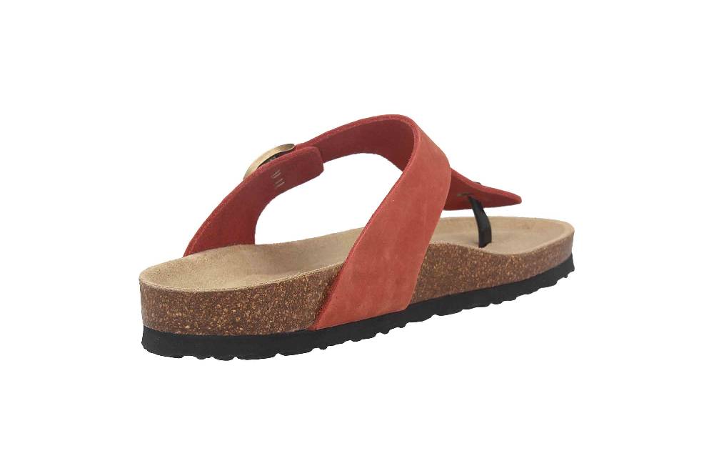 Josef Seibel Hermine 02 Zehentrenner In Übergrößen Rot 64302-10-480 Große Damenschuhe