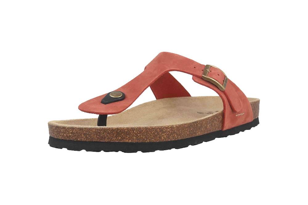 Josef Seibel Hermine 02 Zehentrenner In Übergrößen Rot 64302-10-480 Große Damenschuhe