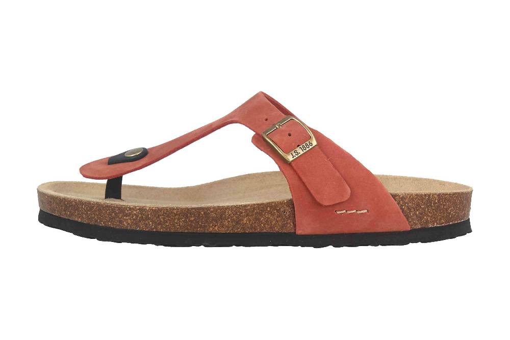 Josef Seibel Hermine 02 Zehentrenner in Übergrößen Rot 64302-10-480 große Damenschuhe