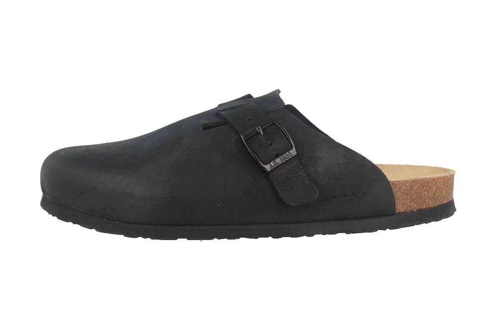 Josef Seibel Hermine 04 Clogs & Hausschuhe in Übergrößen Schwarz 64304-356-100 große Damenschuhe