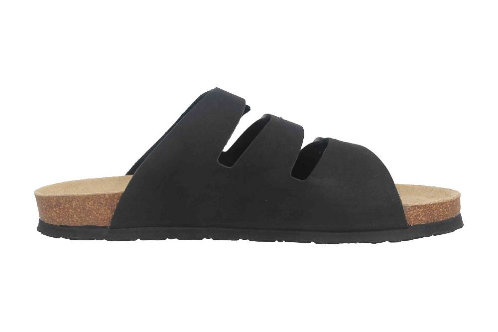 Josef Seibel Hermine 05 Pantoletten In Übergrößen Schwarz 64305-356-100 Große Damenschuhe