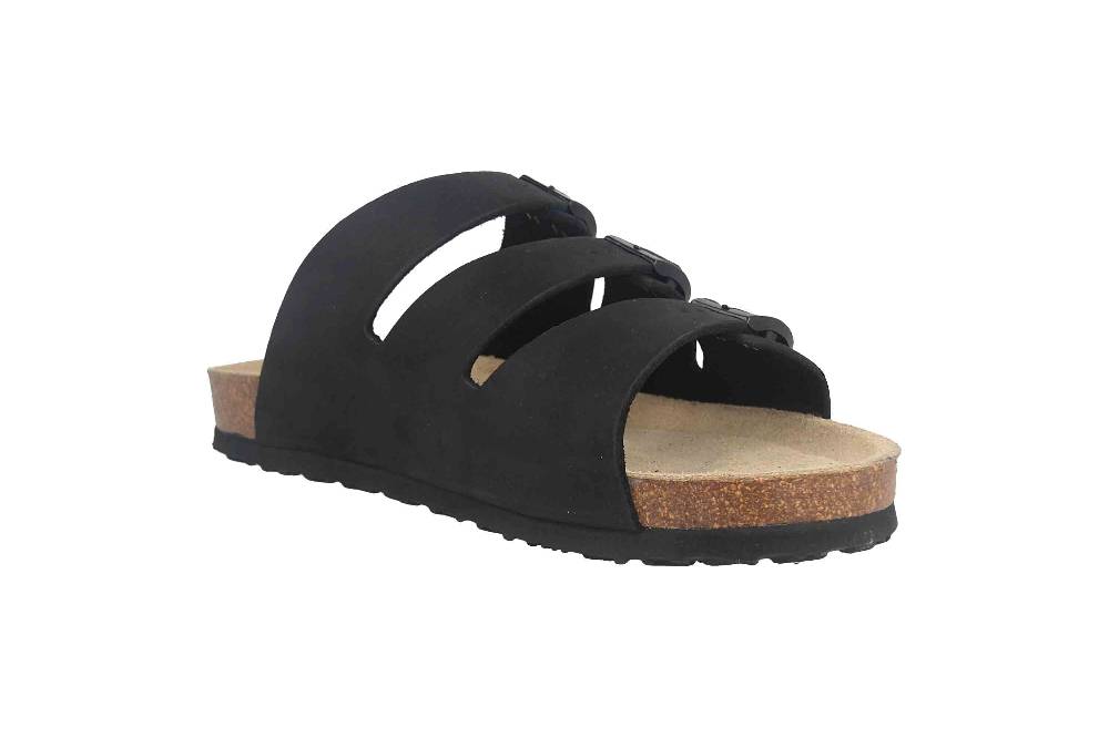 Josef Seibel Hermine 05 Pantoletten In Übergrößen Schwarz 64305-356-100 Große Damenschuhe