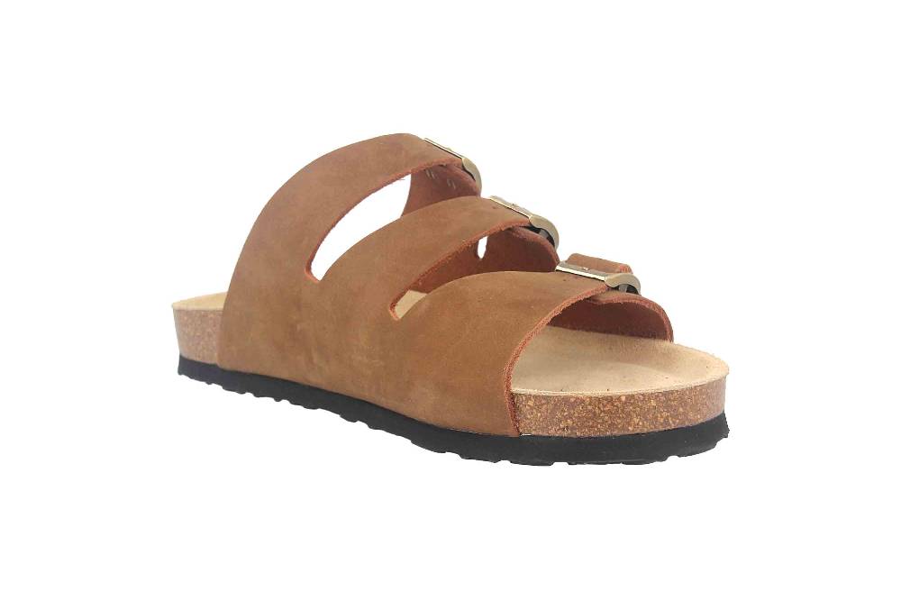 Josef Seibel Hermine 05 Pantoletten In Übergrößen Braun 64305-356-300 Große Damenschuhe