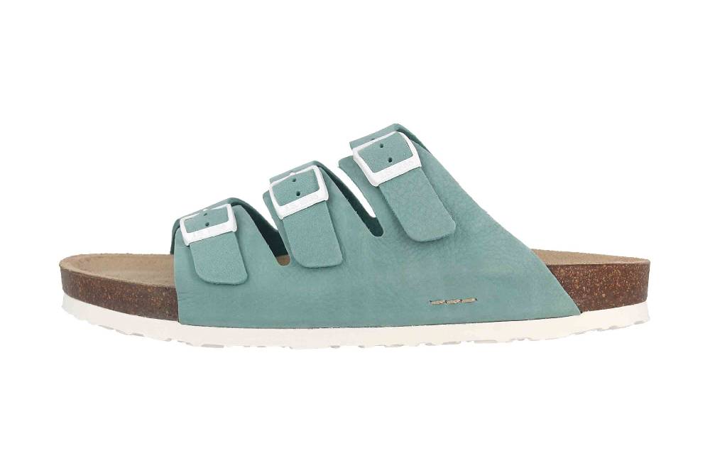 Josef Seibel Hermine 05 Pantoletten in Übergrößen Grün 64305-609-611 große Damenschuhe