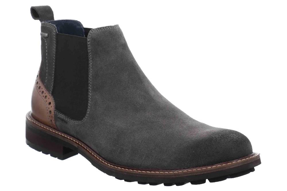 Josef Seibel Jasper 50 Stiefeletten In Übergrößen Grau 24750 TE16 781 Große Herrenschuhe