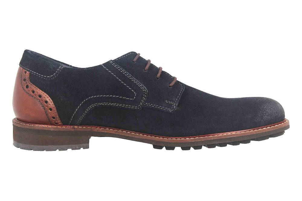 Josef Seibel Jasper 52 Halbschuhe In Übergrößen Blau 24752 TE16 541 Große Herrenschuhe