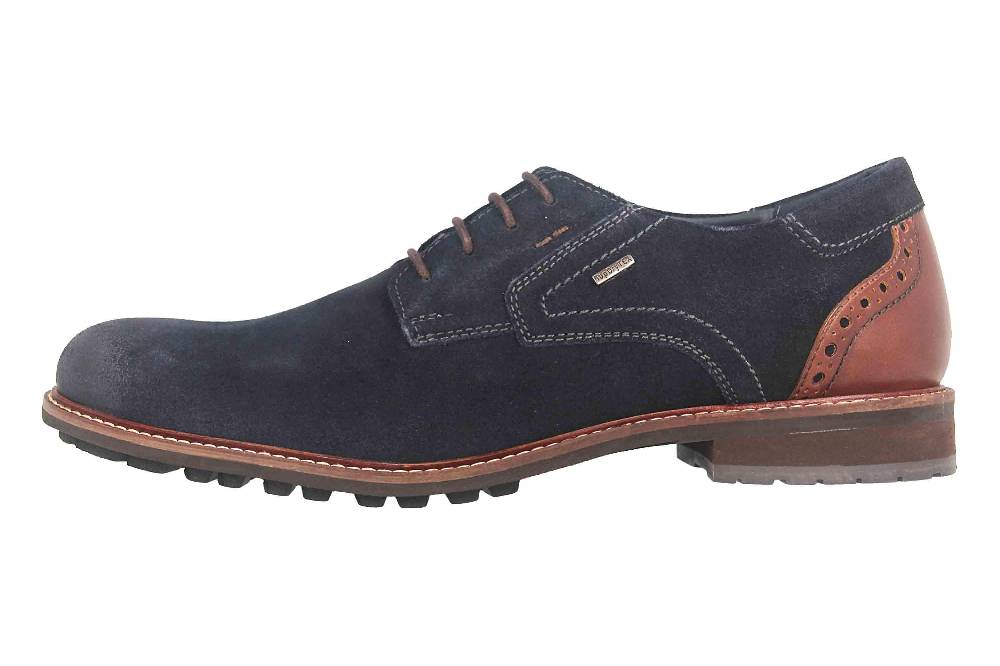 Josef Seibel Jasper 52 Halbschuhe in Übergrößen Blau 24752 TE16 541 große Herrenschuhe