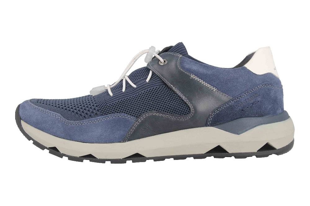 Josef Seibel Jeremiah 02 Sneaker in Übergrößen Blau 37702 TE325 501 große Herrenschuhe
