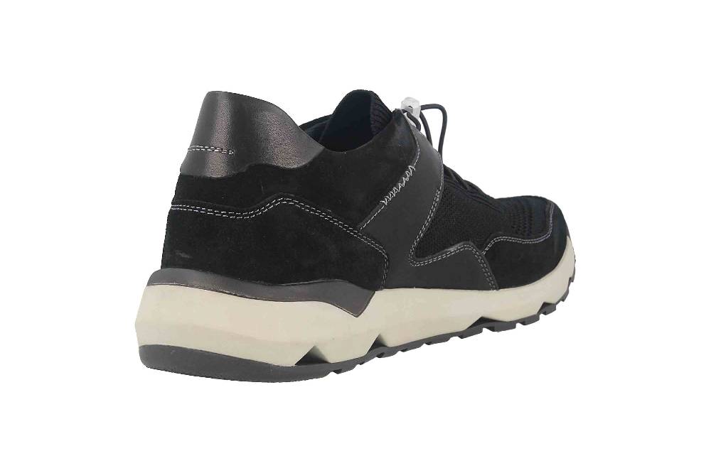 Josef Seibel Jeremiah 02 Sneaker In Übergrößen Schwarz 37702 TE325 101 Große Herrenschuhe