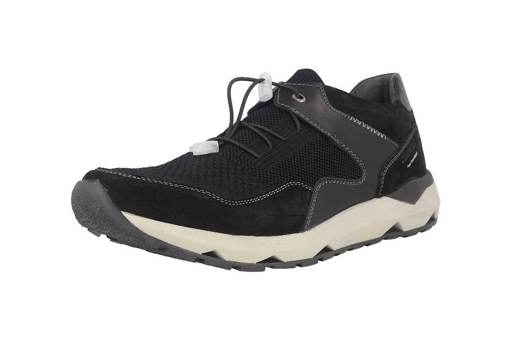 Josef Seibel Jeremiah 02 Sneaker In Übergrößen Schwarz 37702 TE325 101 Große Herrenschuhe
