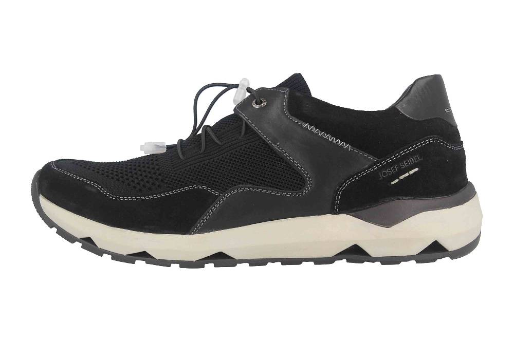 Josef Seibel Jeremiah 02 Sneaker in Übergrößen Schwarz 37702 TE325 101 große Herrenschuhe