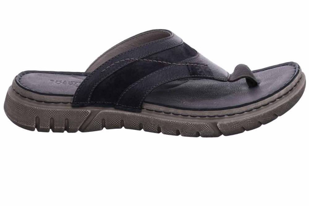 Josef Seibel Jim 07 Zehentrenner In Übergrößen Blau 45307 344 530 Große Herrenschuhe