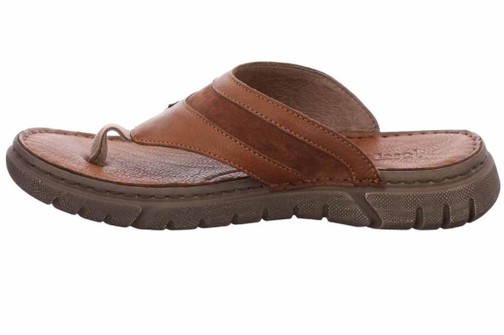Josef Seibel Jim 07 Zehentrenner in Übergrößen braun 45307 344 350 große Herrenschuhe