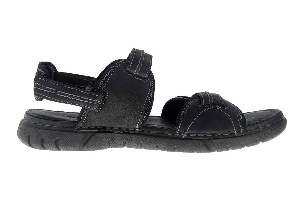 Josef Seibel Jim 41 Sandalen In Übergrößen Schwarz 45341 344 100 Große Herrenschuhe