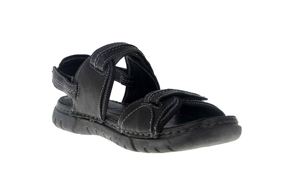 Josef Seibel Jim 41 Sandalen In Übergrößen Schwarz 45341 344 100 Große Herrenschuhe