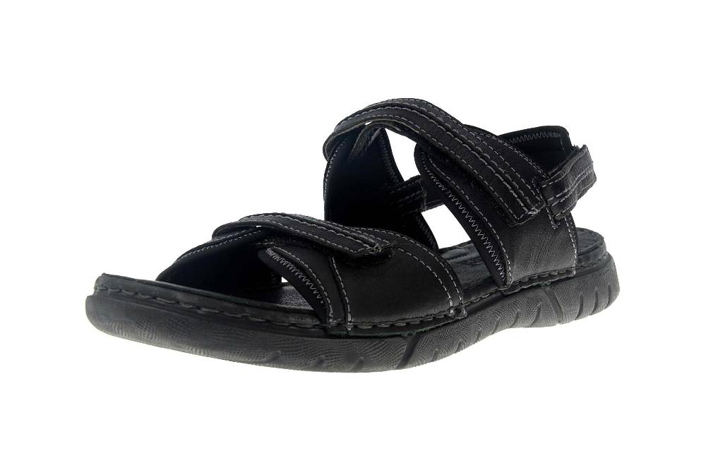 Josef Seibel Jim 41 Sandalen In Übergrößen Schwarz 45341 344 100 Große Herrenschuhe