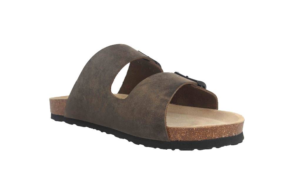 Josef Seibel Josef 01 Pantoletten In Übergrößen Grün 14301-356-615 Große Herrenschuhe