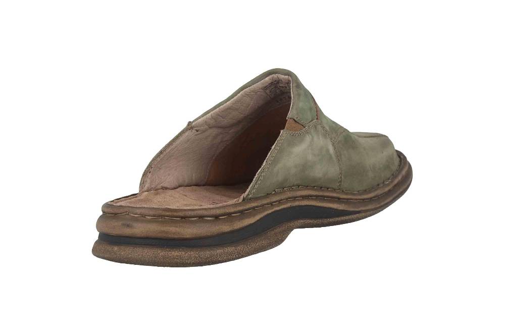 Josef Seibel Klaus Clogs & Hausschuhe In Übergrößen Grün 10999 751 631 Große Herrenschuhe