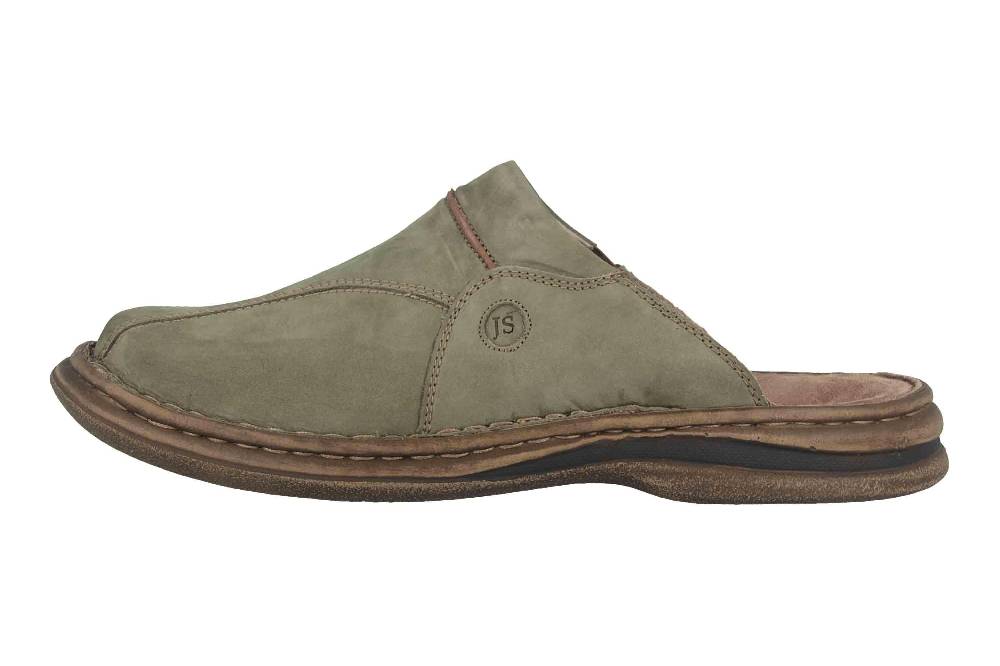 Josef Seibel Klaus Clogs & Hausschuhe in Übergrößen Grün 10999 751 631 große Herrenschuhe
