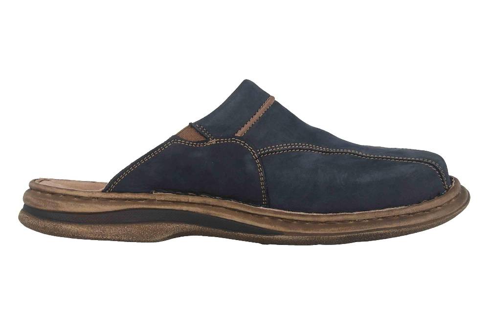 Josef Seibel Klaus Clogs & Hausschuhe In Übergrößen Blau 10999 751 541 Große Herrenschuhe