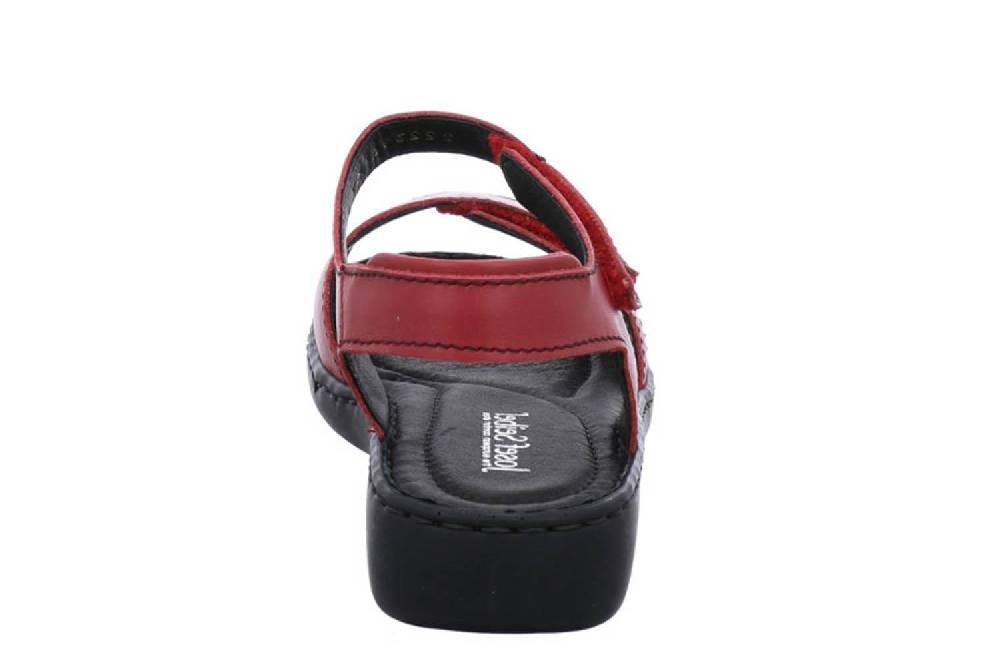 Josef Seibel Lisa 01 Sandalen In Übergrößen Rot 73715 2313 380 Große Damenschuhe