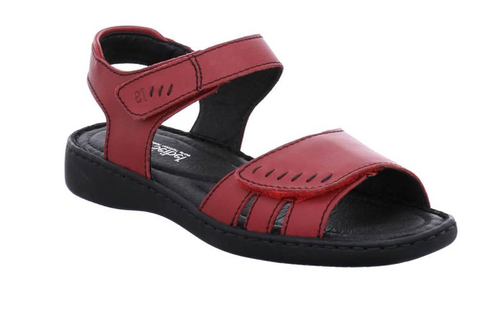 Josef Seibel Lisa 01 Sandalen In Übergrößen Rot 73715 2313 380 Große Damenschuhe