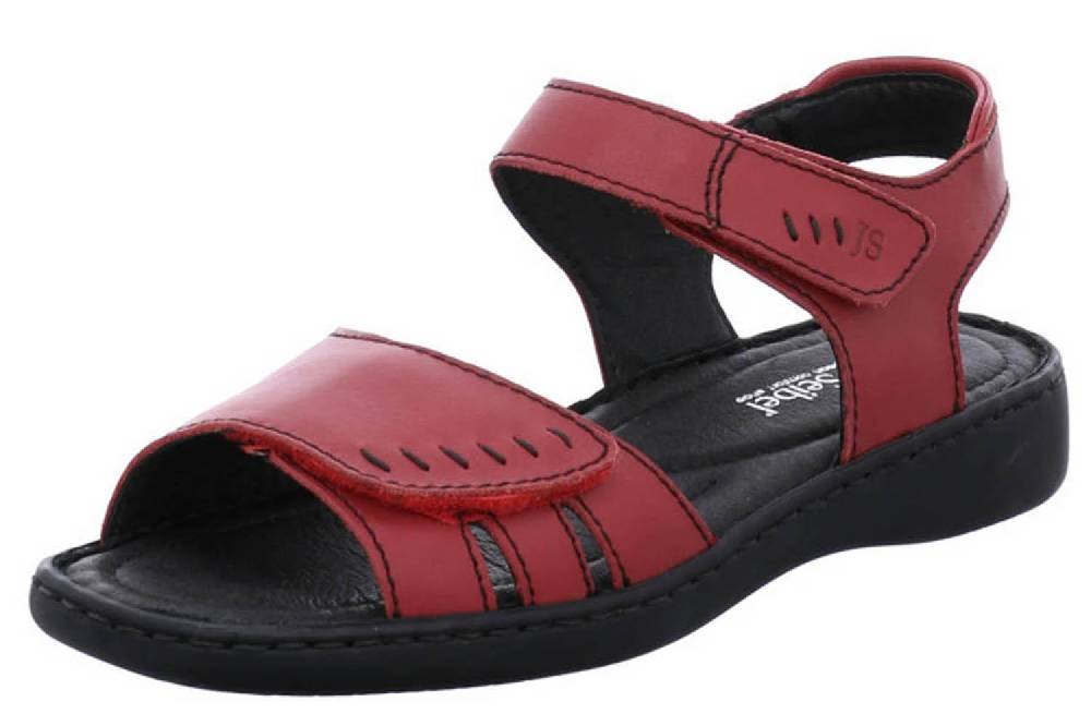Josef Seibel Lisa 01 Sandalen in Übergrößen Rot 73715 2313 380 große Damenschuhe