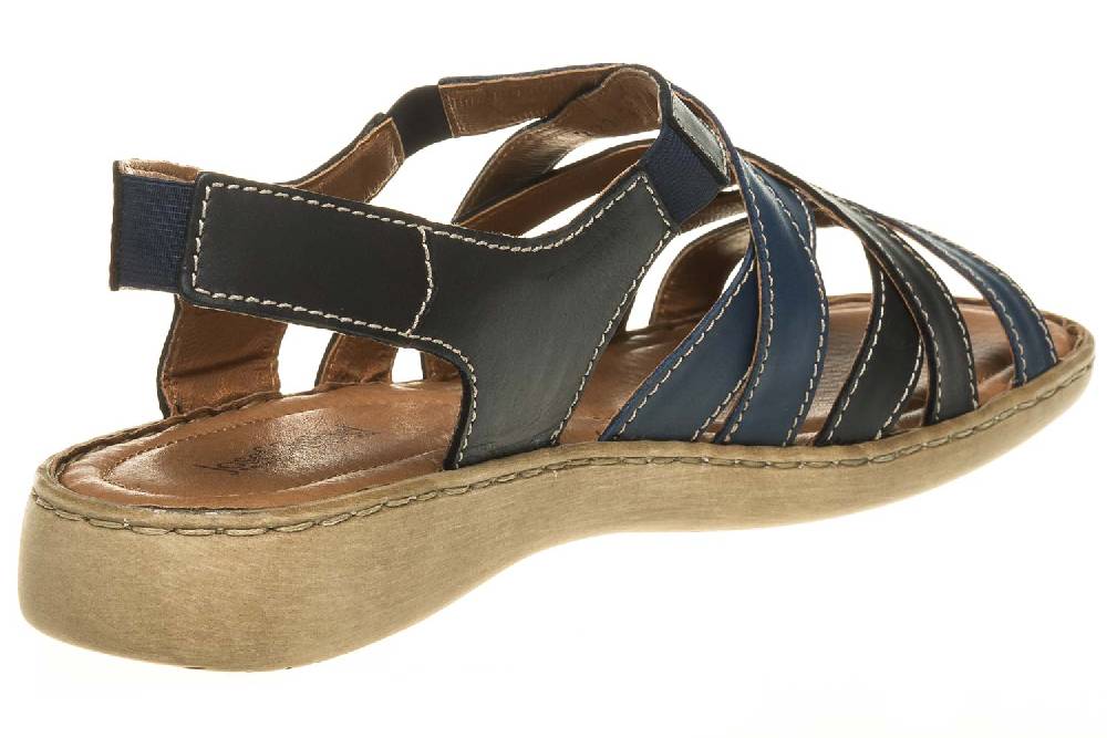 Josef Seibel Lisa 03 Sandalen In Übergrößen Blau 73723 87413 531 Große Damenschuhe