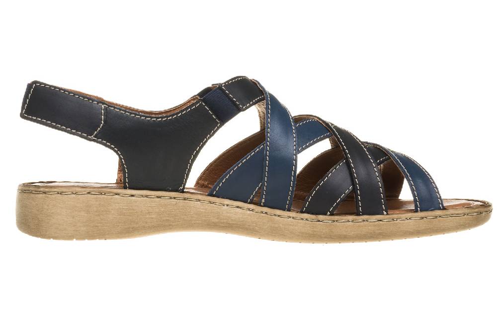 Josef Seibel Lisa 03 Sandalen In Übergrößen Blau 73723 87413 531 Große Damenschuhe
