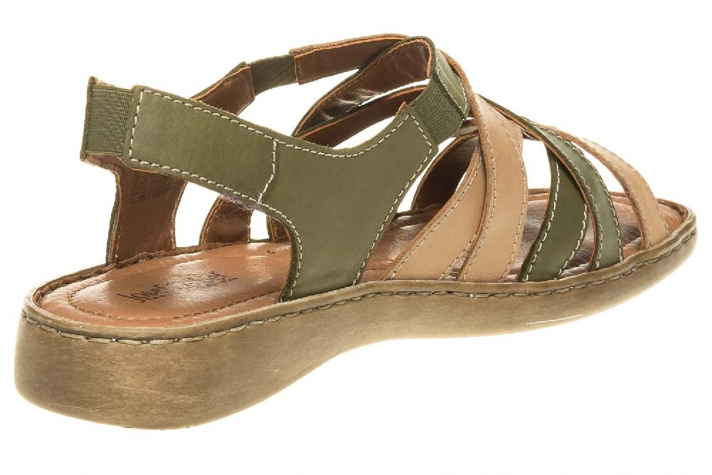 Josef Seibel Lisa 03 Sandalen In Übergrößen Grün 73723 87413 631 Große Damenschuhe