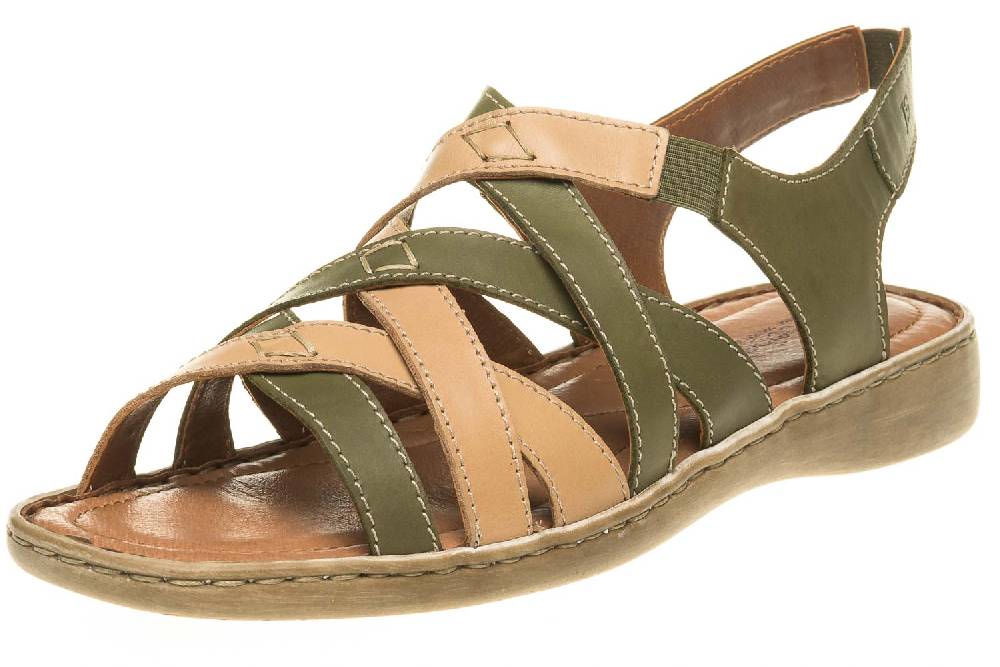 Josef Seibel Lisa 03 Sandalen in Übergrößen Grün 73723 87413 631 große Damenschuhe
