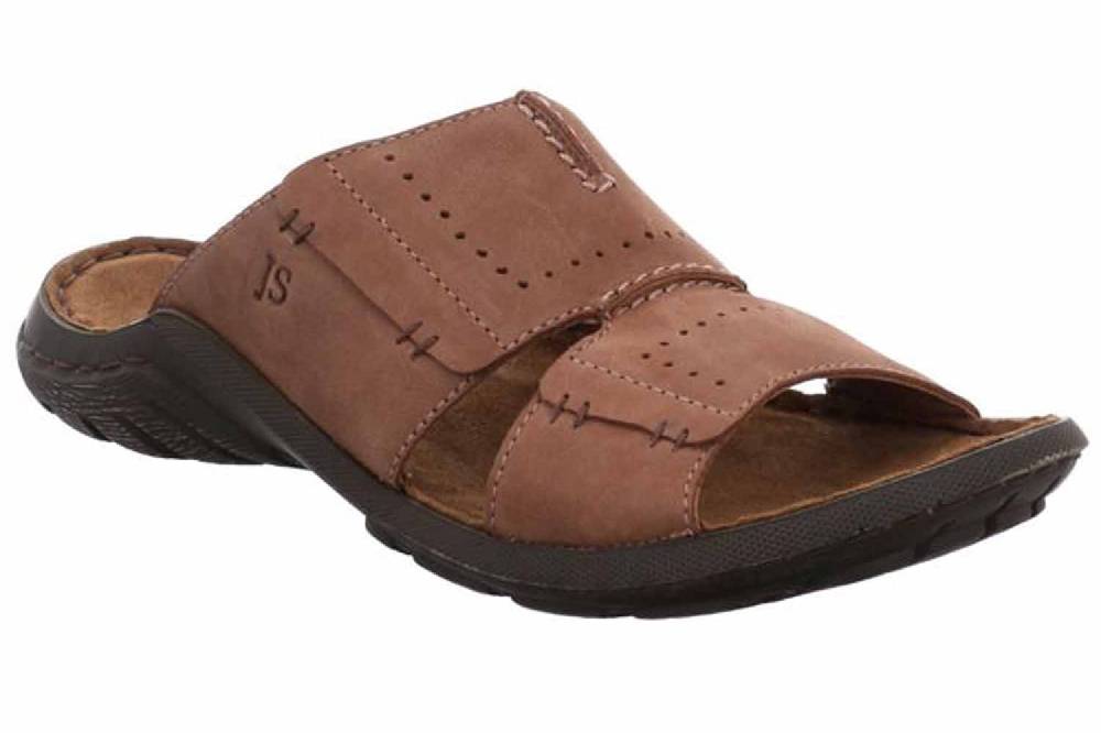 Josef Seibel Logan 21 Pantoletten In Übergrößen Braun 12698 919 105 Große Herrenschuhe