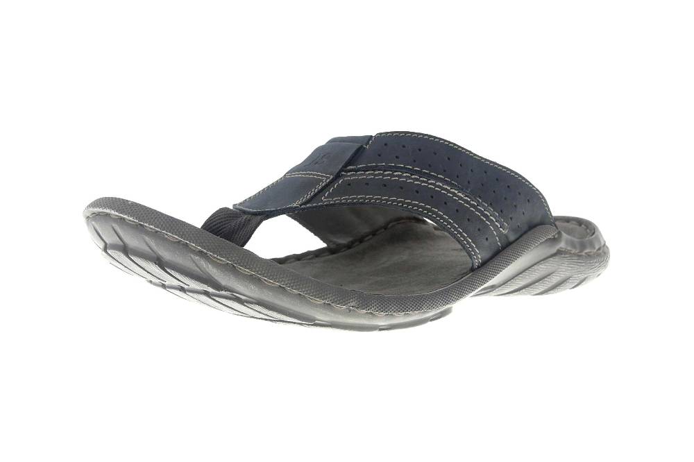 Josef Seibel Logan 25 Zehentrenner In Übergrößen Blau 12625 919 598 Große Herrenschuhe