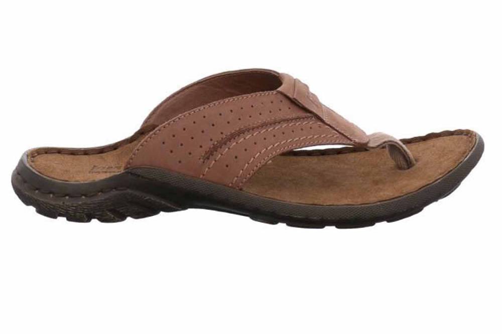 Josef Seibel Logan 25 Zehentrenner In Übergrößen Braun 12625 919 105 Große Herrenschuhe