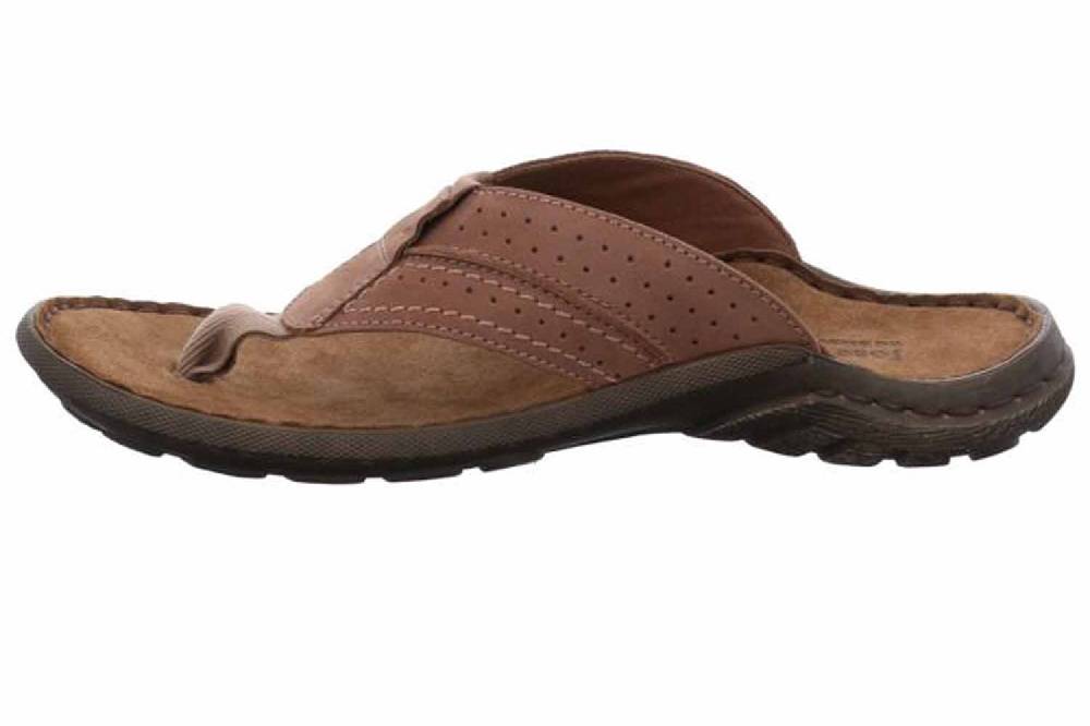Josef Seibel Logan 25 Zehentrenner in Übergrößen braun 12625 919 105 große Herrenschuhe