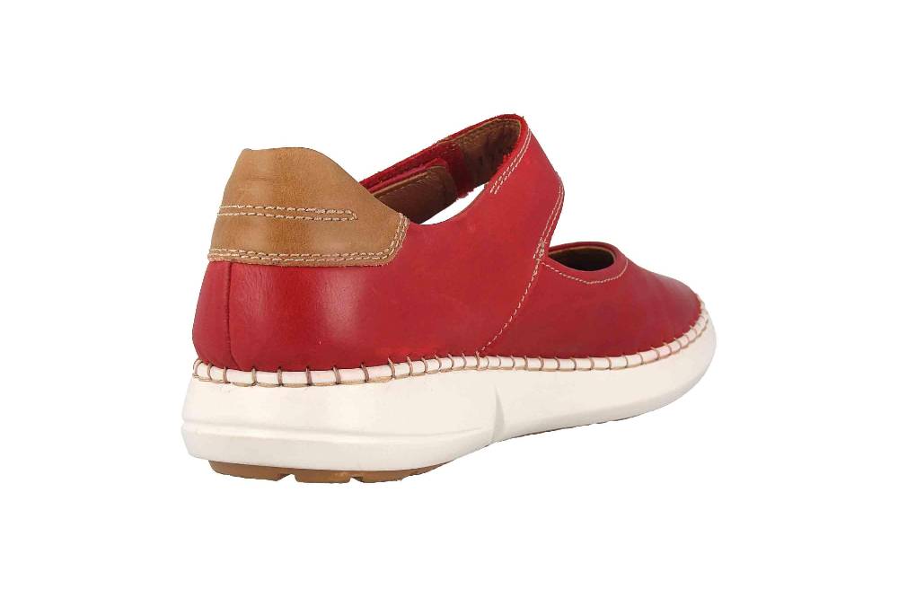 Josef Seibel Louisa 04 Ballerinas In Übergrößen Rot 85704 727 401 Große Damenschuhe