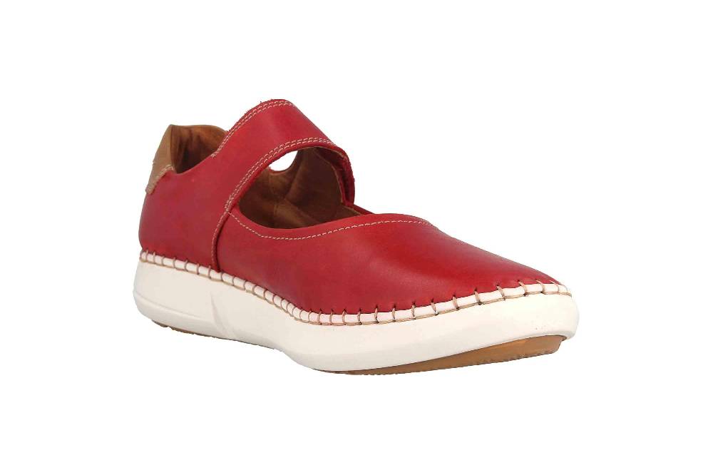 Josef Seibel Louisa 04 Ballerinas In Übergrößen Rot 85704 727 401 Große Damenschuhe