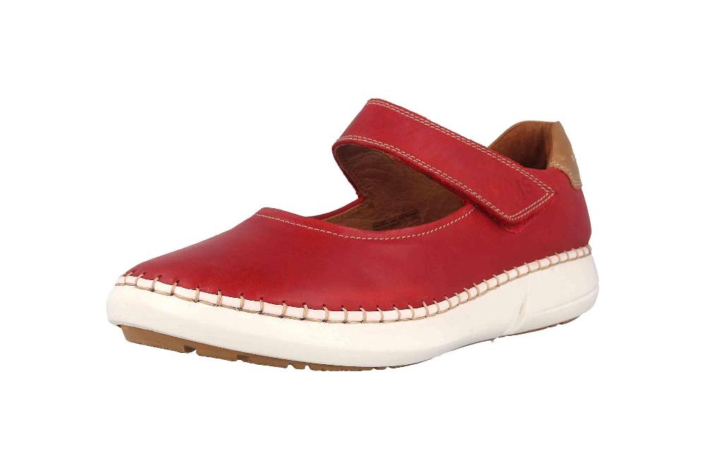 Josef Seibel Louisa 04 Ballerinas In Übergrößen Rot 85704 727 401 Große Damenschuhe