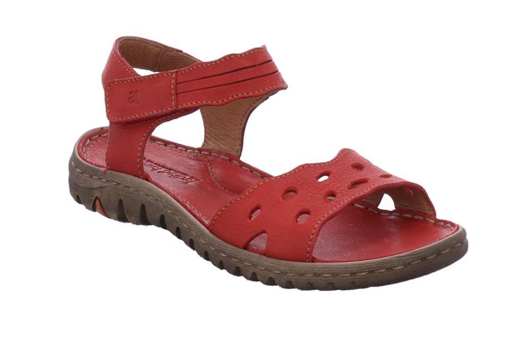 Josef Seibel Lucia 07 Sandalen In Übergrößen Rot 63807 343 400 Große Damenschuhe