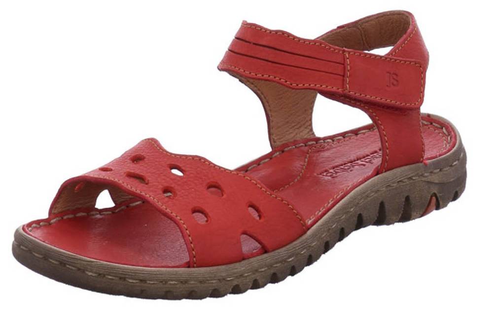 Josef Seibel Lucia 07 Sandalen in Übergrößen Rot 63807 343 400 große Damenschuhe